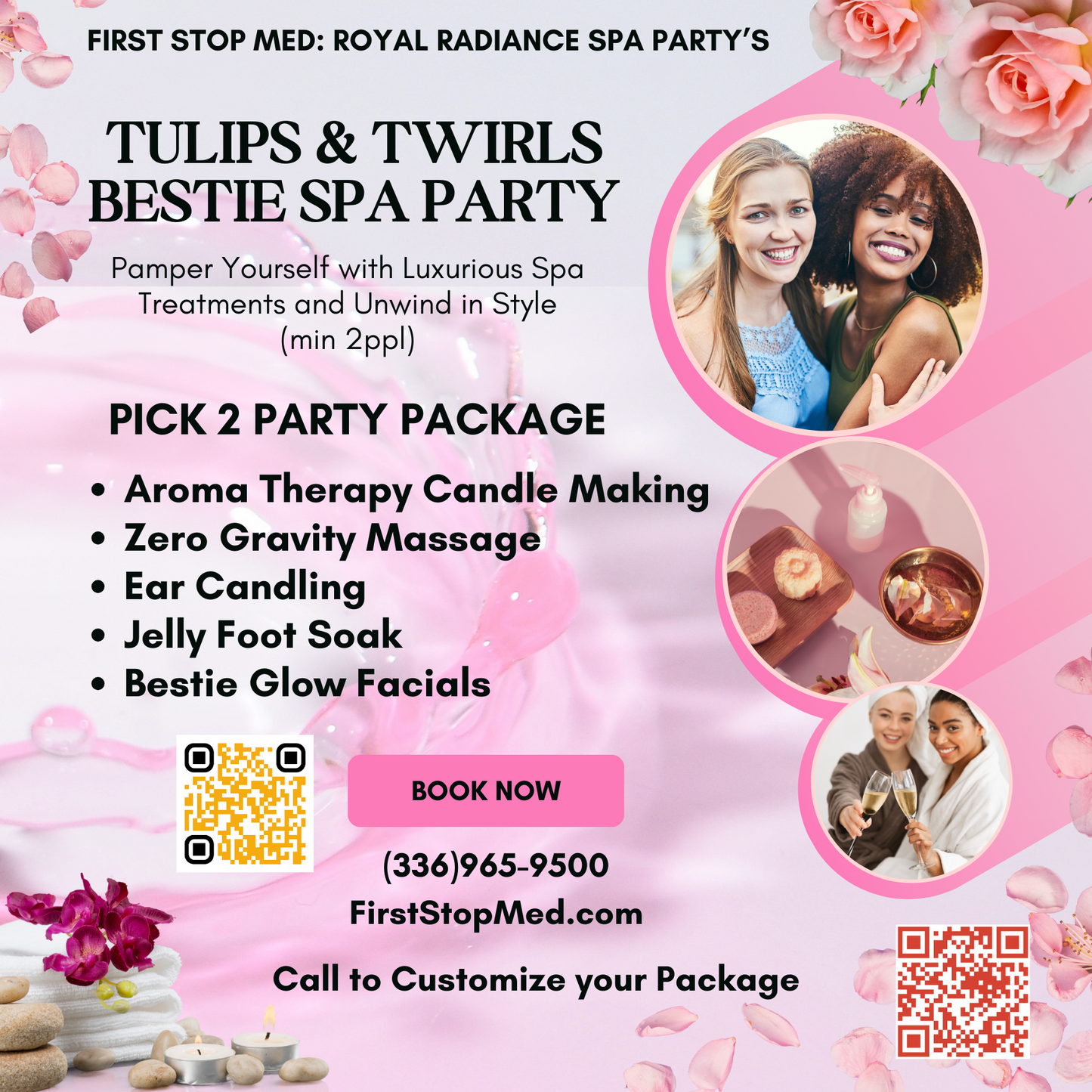 THE BESTIE LINK-UP: SPA PARTY